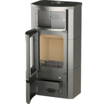 Șemineu cu ușa deschisă.