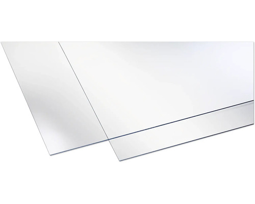 Placă Gutta polystyrol 2000x1000x2,5 mm transparentă
