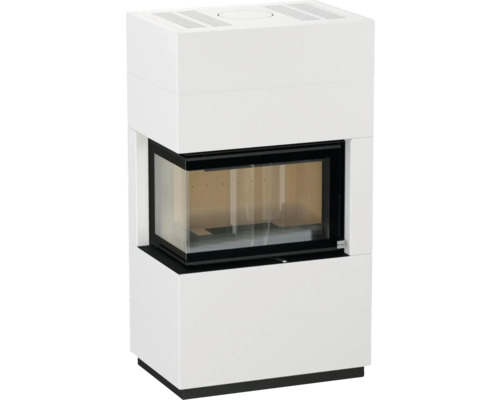 Șemineu cu lemne cu fereastră din sticlă