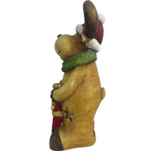 Figurină decorativă ren cu fular și căciulă