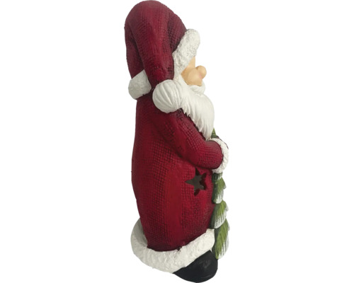 Figurină Moș Crăciun cu brad și stea