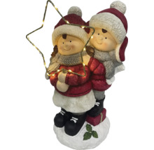Figurine decorative de iarnă cu stea LED pentru interior