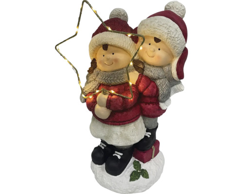 Figurine decorative de iarnă cu stea LED pentru interior