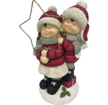 Figurine decorative de iarnă cu stea LED