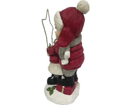 Figurină decorativă cu copii cu stea, decorațiune de iarnă