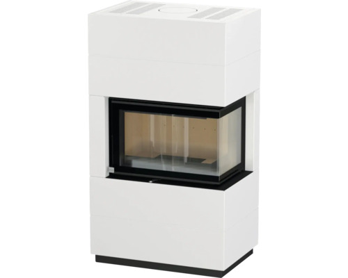 Șemineu cu fereastră de vizualizare