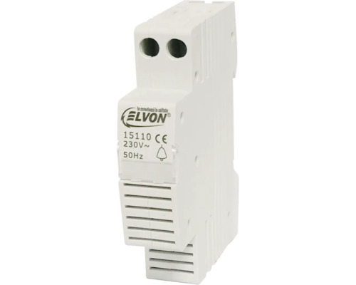 Sonerie Elvon 85dB 230V pentru tablou electric cu șină Transformator sonerie Elvon 8 V AC, 1 A