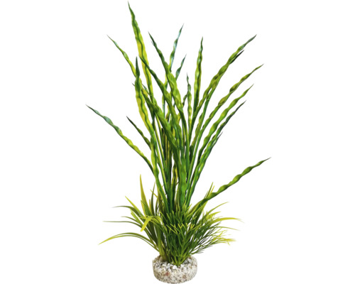 Plantă decorativă pentru acvariu cu frunze verzi