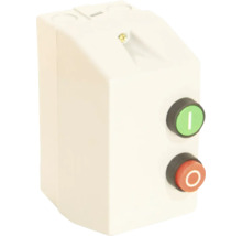 Carcasă cu un întrerupător verde de pornire și un întrerupător roșu de oprire