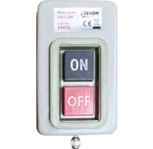 Starter motor cu comutator de pornire și oprire