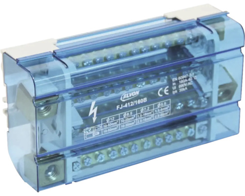 Bloc distribuitor electric cu capac transparent