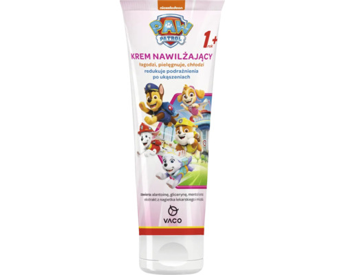 Cremă calmantă pentru copii împotriva înțepăturilor de insecte Vaco Paw Patrol 80 ml Cremă hidratantă cu motiv Paw Patrol