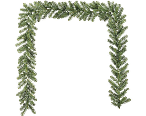 Ghirlandă artificială de ace de brad ca cadru de ușă