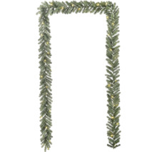 Ghirlandă decorativă de brad cu iluminare pentru ocazii festive.