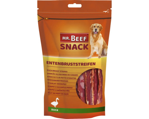 Mr. Beef Snack file de piept de rață pentru câini