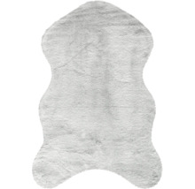 Covor gri cu aspect de blană