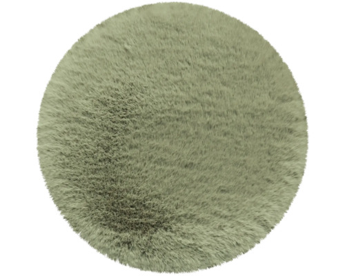 Covor rotund cu fibre lungi