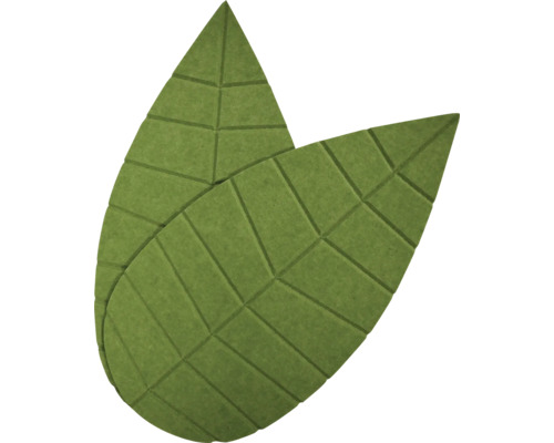 Două frunze verzi ca decor