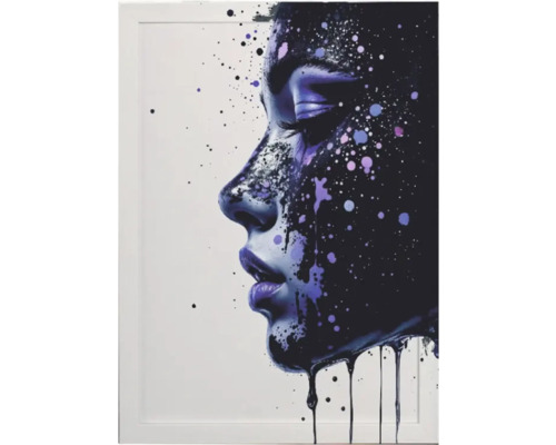 Tablou decorativ de perete cu un portret abstract de femeie