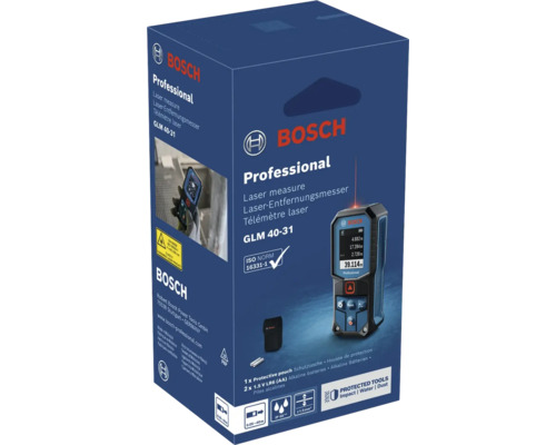 Telemetru cu laser Bosch Professional GLM 40-31 în cutie