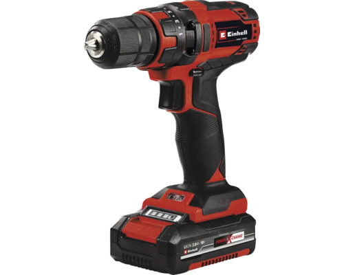 Mașină de găurit și înșurubat Einhell TC-CD 18/35 Li 18V 550 r/min, mat. tare 35Nm, incl.2x2Ah acumulatori și încărcător Mașină de găurit și înșurubat cu acumulator Einhell