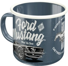 Cana emailată Ford Mustang cu motiv auto
