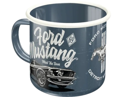Cana emailată Ford Mustang cu motiv auto