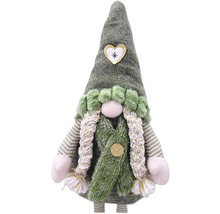 Gnom decorativ cu aplicație de inimă pe pălărie