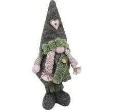 Spiriduș decorativ de Crăciun cu căciulă și fular.