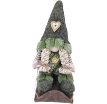 Spiriduș decorativ de Crăciun cu căciulă și fular