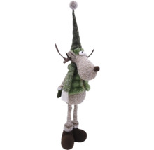 Elan decorativ cu căciulă și fular ca decorațiune de Crăciun