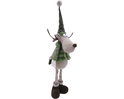 Elan decorativ cu căciulă și fular ca decorațiune de Crăciun