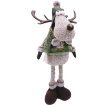 Figurină decorativă de elan cu căciulă și coarne ca decorațiune de Crăciun