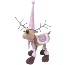 Renumiț de Crăciun decorativ cu căciulă și fular