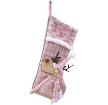 Ciorap de Crăciun cu aplicație ren