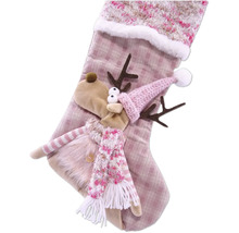 Ciorap de Crăciun cu aplicație ren