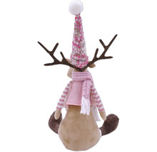 Elan decorativ cu căciulă și fular ca decorațiune de Crăciun