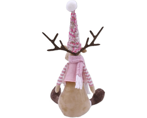 Elan decorativ cu căciulă și fular ca decorațiune de Crăciun