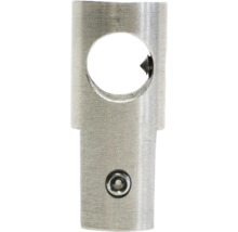 Conector metalic cu șurub de fixare și alezaj