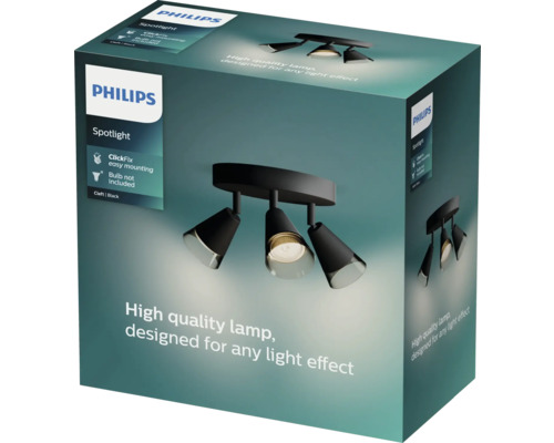 Ambalajul produsului spotului de plafon Philips