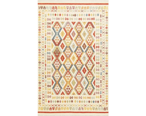 Covor tradițional Bakero Nomad 08 crem/multicolor 80x150 cm Covor cu model geometric