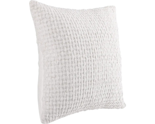 Pernă decorativă pătrată cu textură țesută