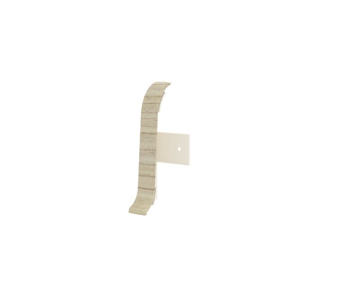 Plintă cu decor de lemn și clemă de fixare