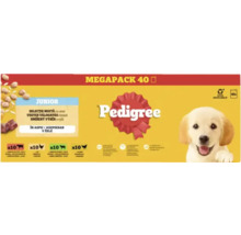 Pedigree Junior Megapack 40 hrană pentru câini cu selecție mixtă și orez
