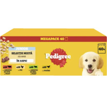 Pedigree Junior Megapack 40 Amestec cu orez hrană pentru câini