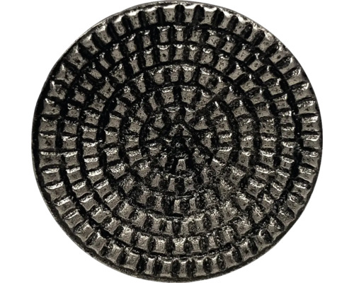 Prim-plan al unui cui decorativ cu cap arcuit