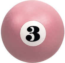 Bilă de biliard cu numărul trei