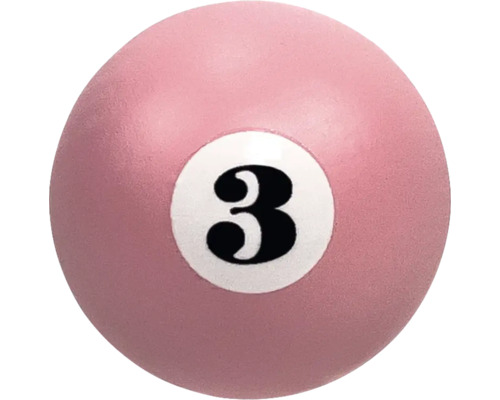 Bilă de biliard cu numărul trei
