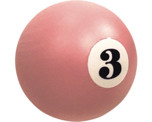Bilă de biliard cu numărul 3