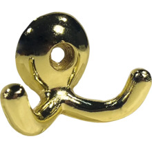 Cârlig dublu metalic pentru montare pe perete